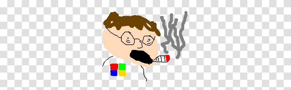 Bill Gates Smokes Weed Drawing, Person, Outdoors, Nature Transparent Png
