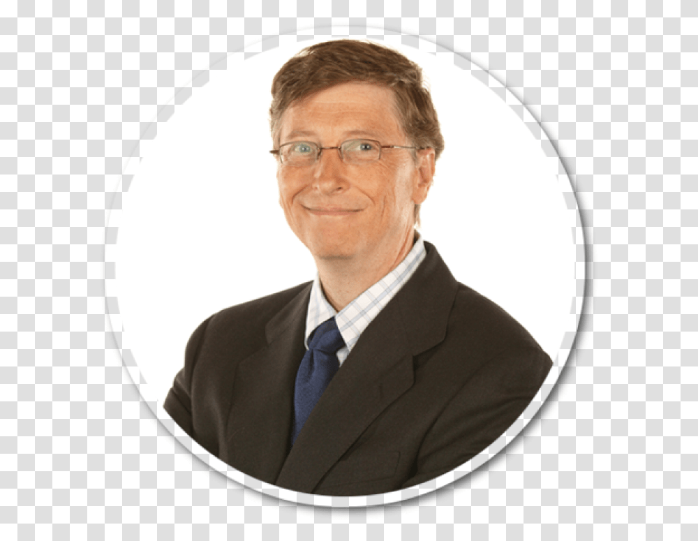 Bill Gates, Tie, Accessories, Person, Suit Transparent Png