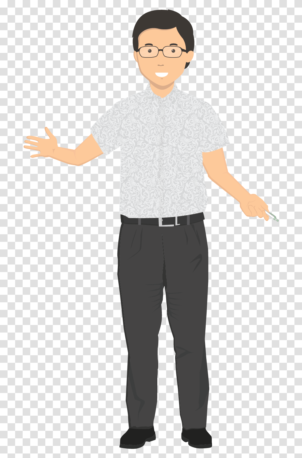 Bill Hayward Standing, Person, Pants, Sleeve Transparent Png