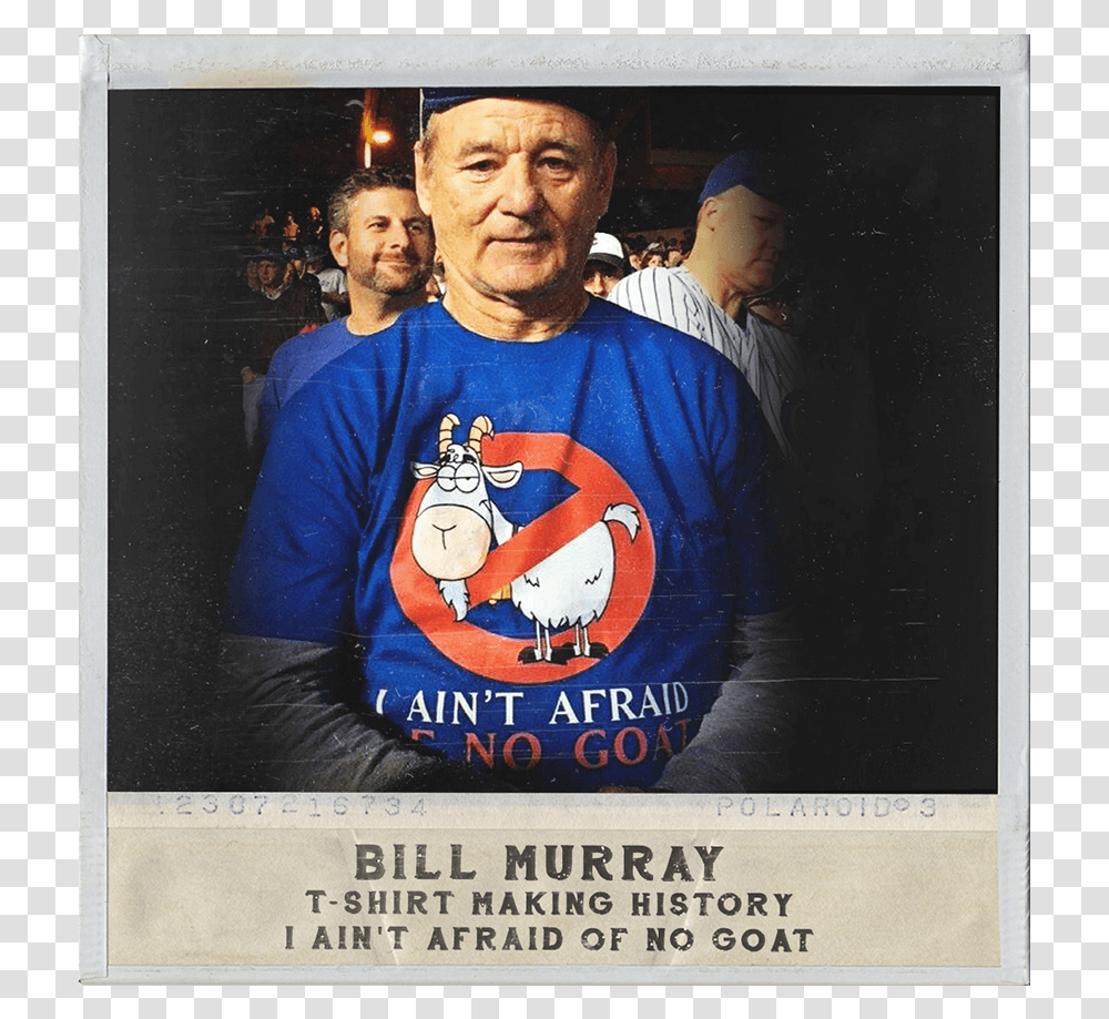 Bill Murray Cubs Meme, Poster, Advertisement, Person Transparent Png