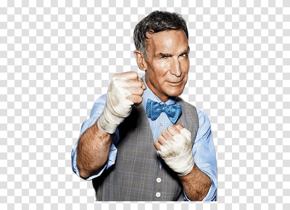 Bill Nye Boxing Moves, Person, Human, Tie, Accessories Transparent Png