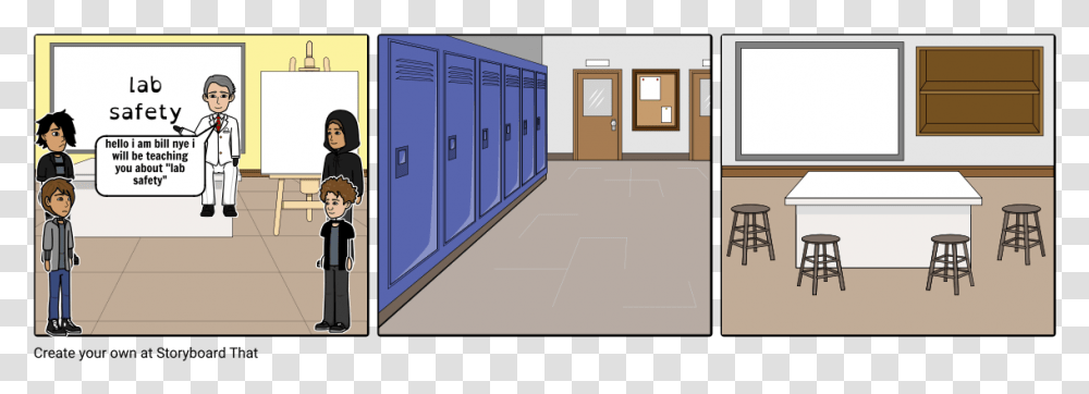 Bill Nye, Locker, Person, Human, Floor Transparent Png