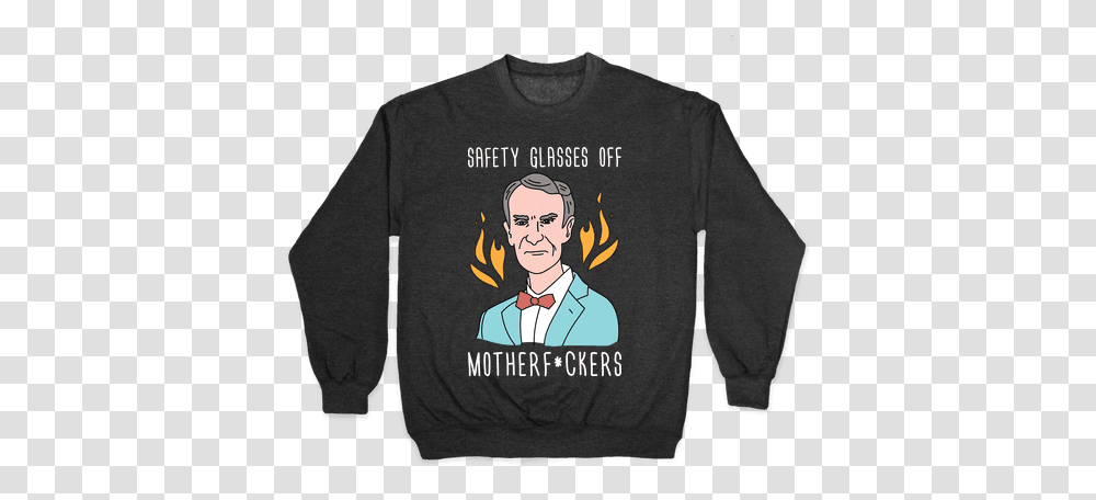 Bill Nye Pullovers Lookhuman St Day Dungeons And Dragons, Clothing, Apparel, Sleeve, Long Sleeve Transparent Png