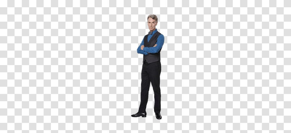 Bill Nye The Science Guy Images, Standing, Person, Sleeve Transparent Png
