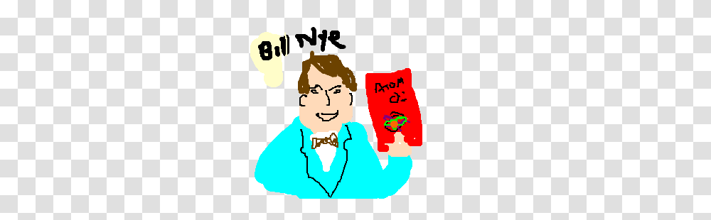 Bill Nye The Science Guy Shills A Product Drawing, Person, Poster, Advertisement Transparent Png