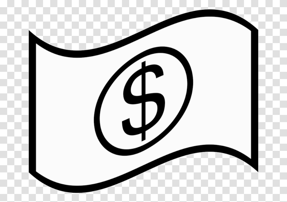 Bill One Dollar Clip Art Black And White Dollar Bill Clip Art Black And White, Number Transparent Png
