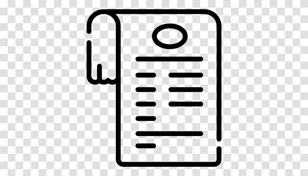 Bill Receipt Icon, Gray, World Of Warcraft Transparent Png