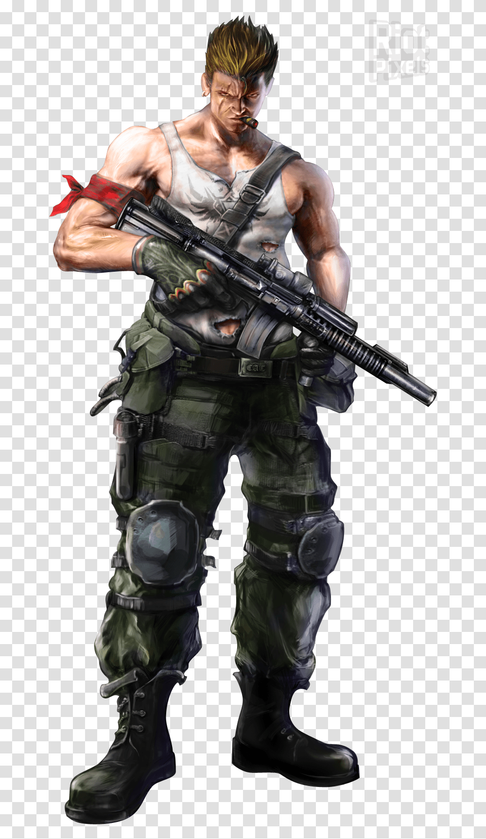 Bill Rizer Contra Evolution, Gun, Weapon, Weaponry, Person Transparent Png