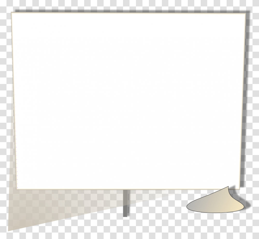 Billboard, White Board, Screen, Electronics, Lamp Transparent Png
