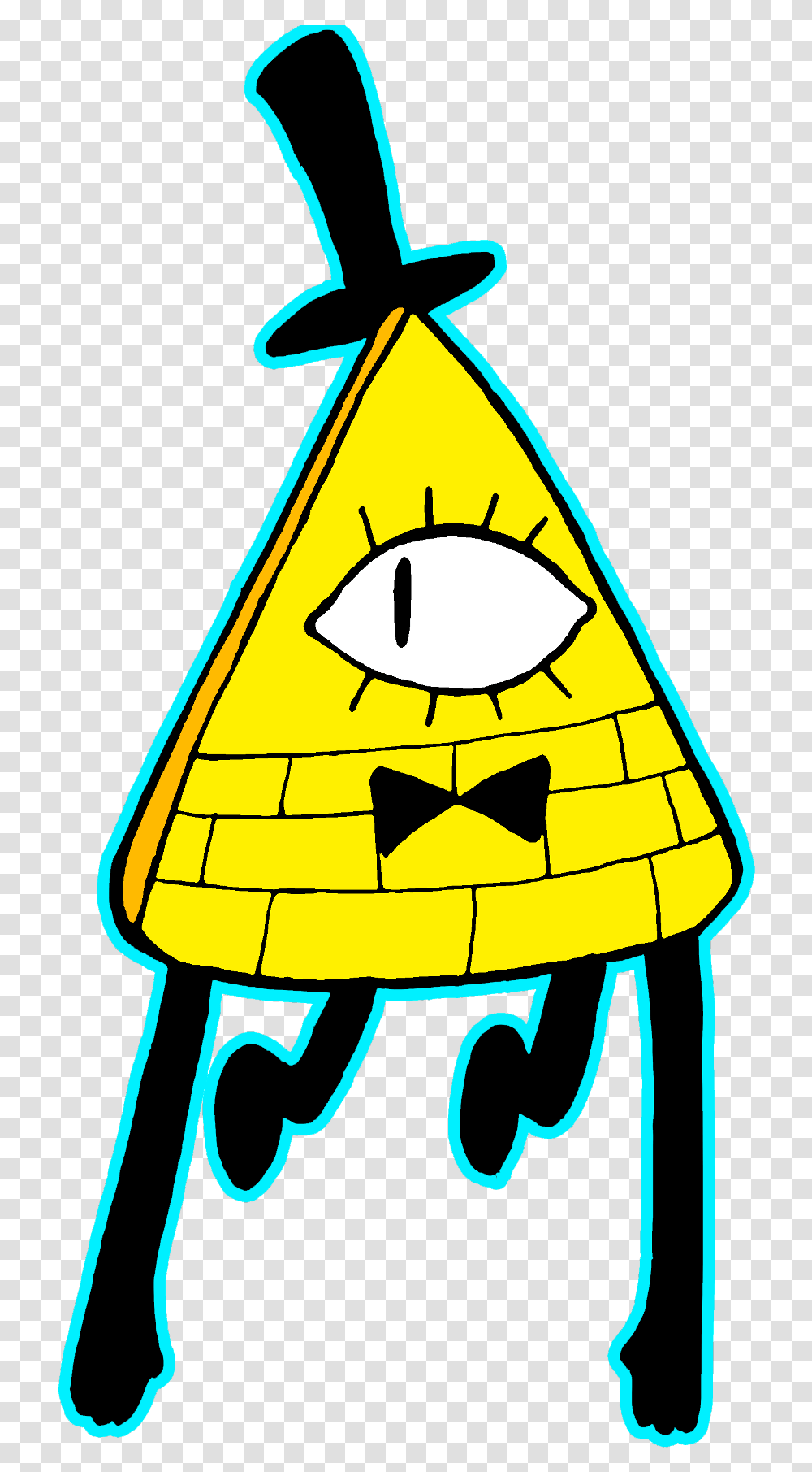 Billcipher Gravityfalls Cartoon Pyramid Eye Yellow, Dynamite, Bomb, Weapon Transparent Png