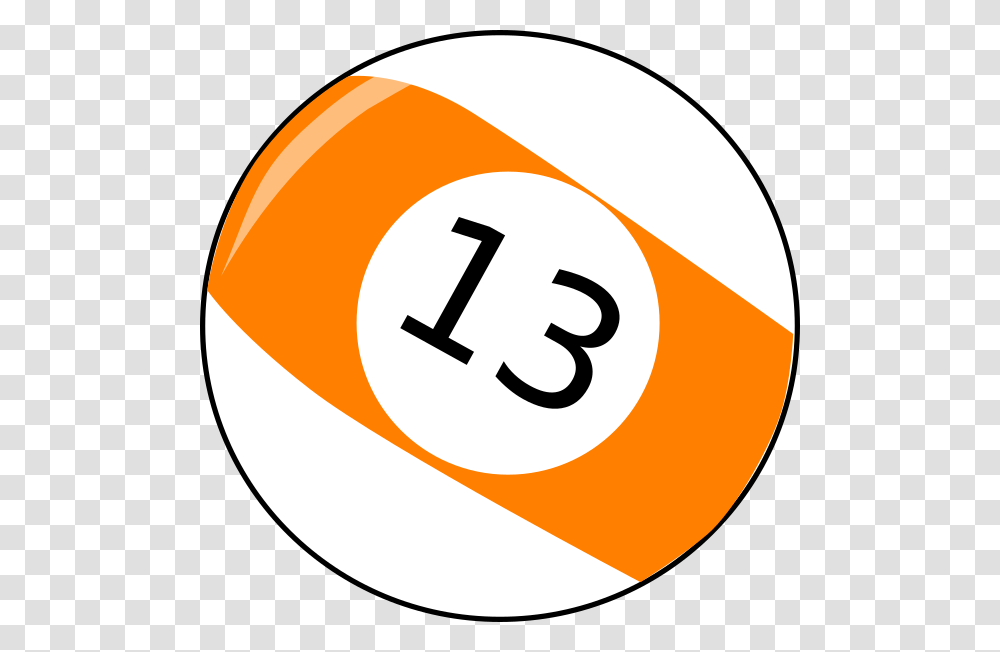 Billiard Balls 13 Clip Art, Number, Alphabet Transparent Png