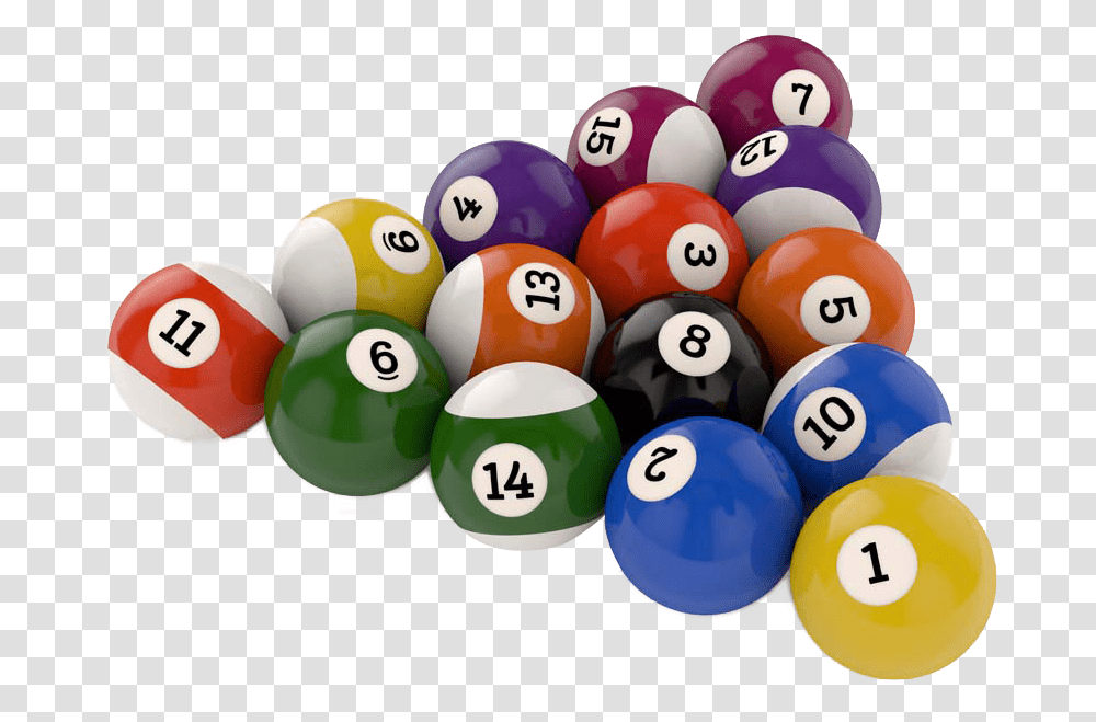 Billiard Balls Cue Sports, Toy, Table, Furniture, Sphere Transparent Png