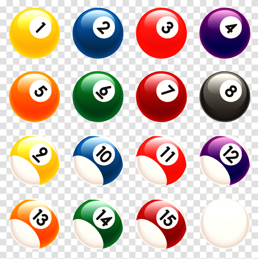 Billiard, Sport, Number Transparent Png