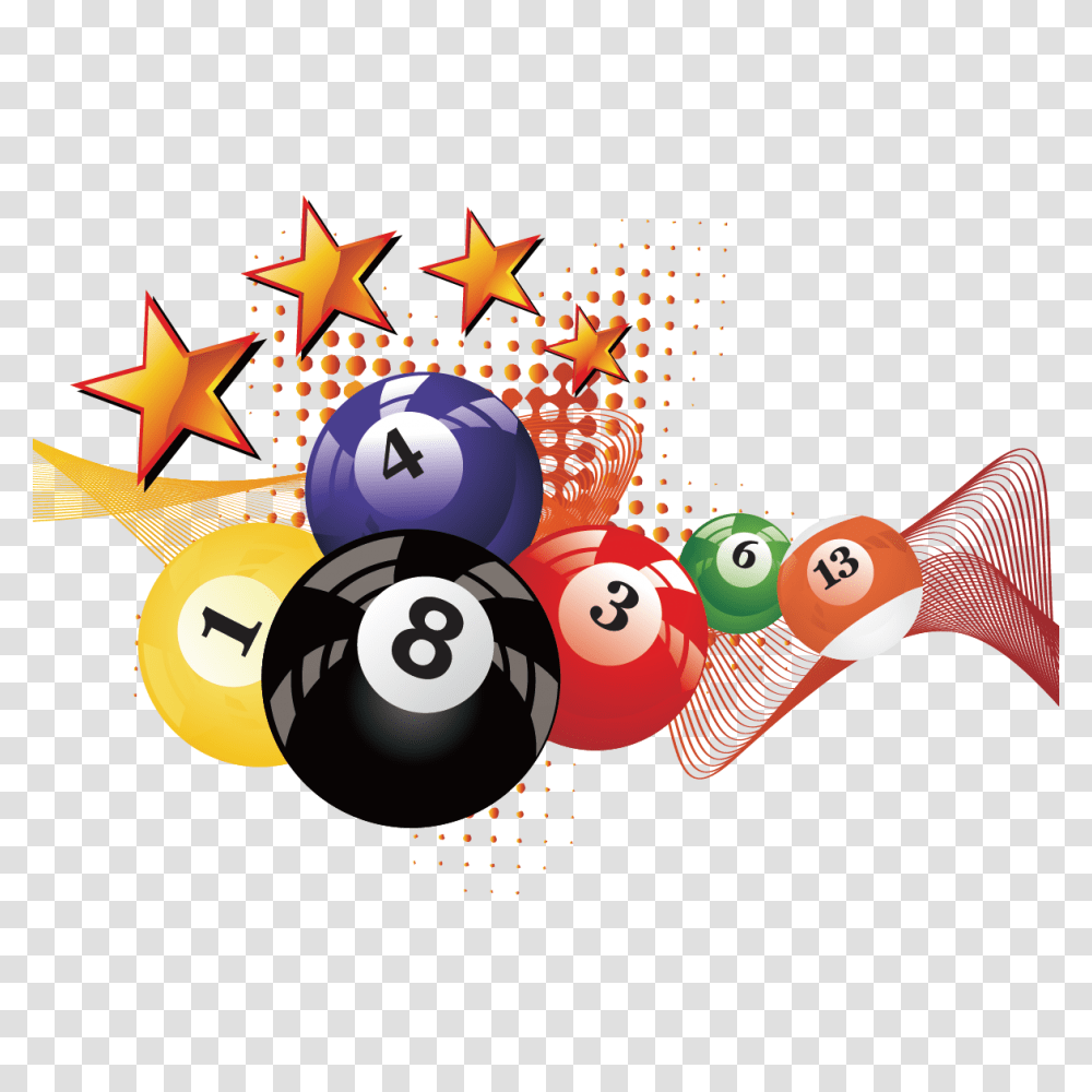 Billiard, Sport, Star Symbol, Doodle, Drawing Transparent Png