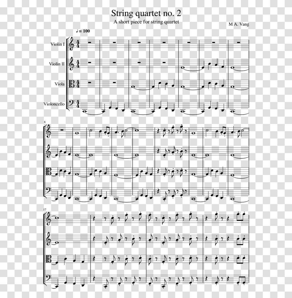 Billie Eilish Bellyache Violin Sheet Music, Gray, World Of Warcraft Transparent Png