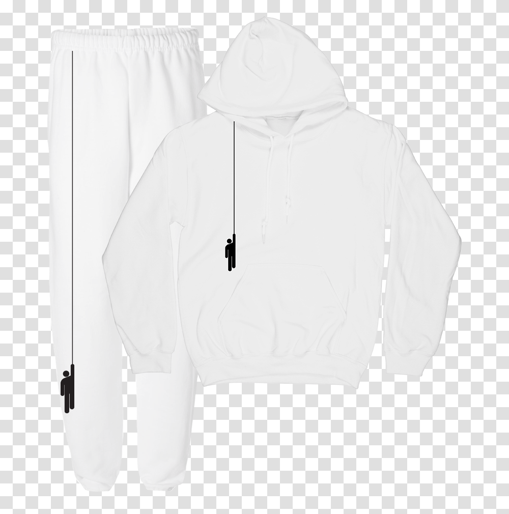 Billie Eilish White Hoodie Sweatpants Hooded, Clothing, Apparel, Sweatshirt, Sweater Transparent Png