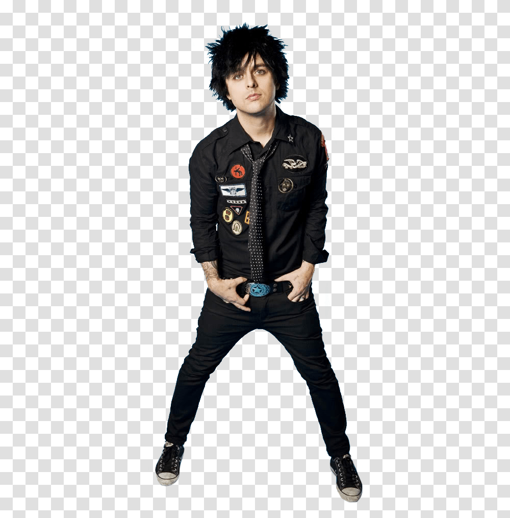 Billie Joe Armstrong Female Goth Halloween Costume, Person, Jacket, Coat Transparent Png