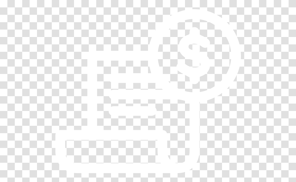 Billing White Icon, Stencil, Sign Transparent Png