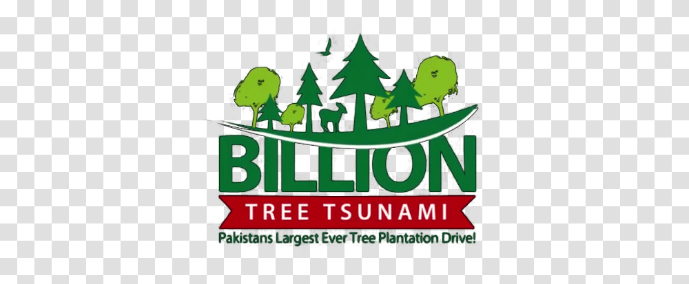 Billion Tree Tsunami Logo Clip Art, Plant, Outdoors, Nature, Crowd Transparent Png