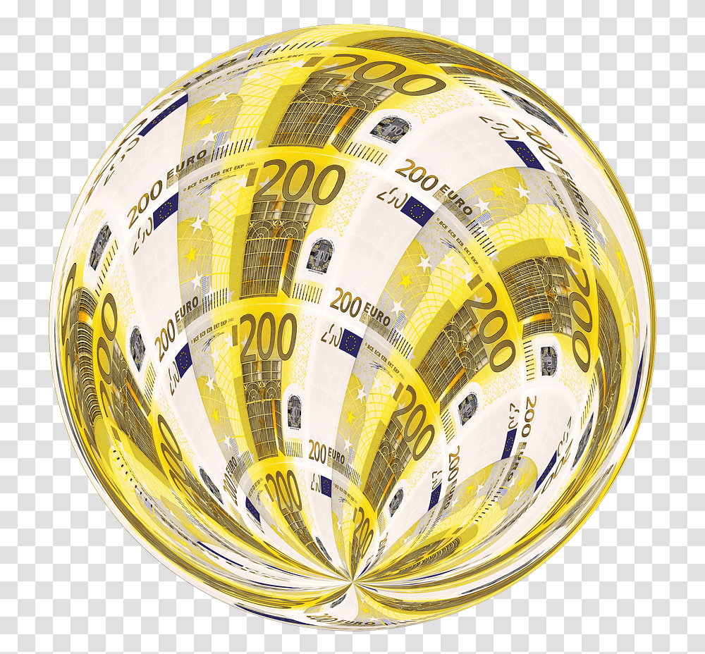 Billpaper Moneycash And Cash Worldworld Economy200free Euro, Sphere, Trophy, Ball, Outer Space Transparent Png