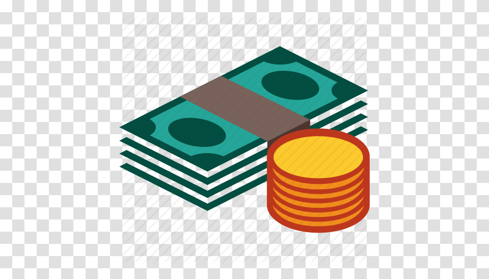 Bills Coins Currency Money Stack Icon, Tape, Electronic Chip, Hardware, Electronics Transparent Png