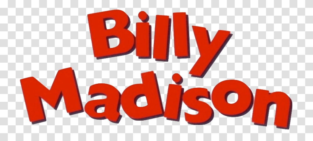 Billy Madison Title, Word, Alphabet Transparent Png