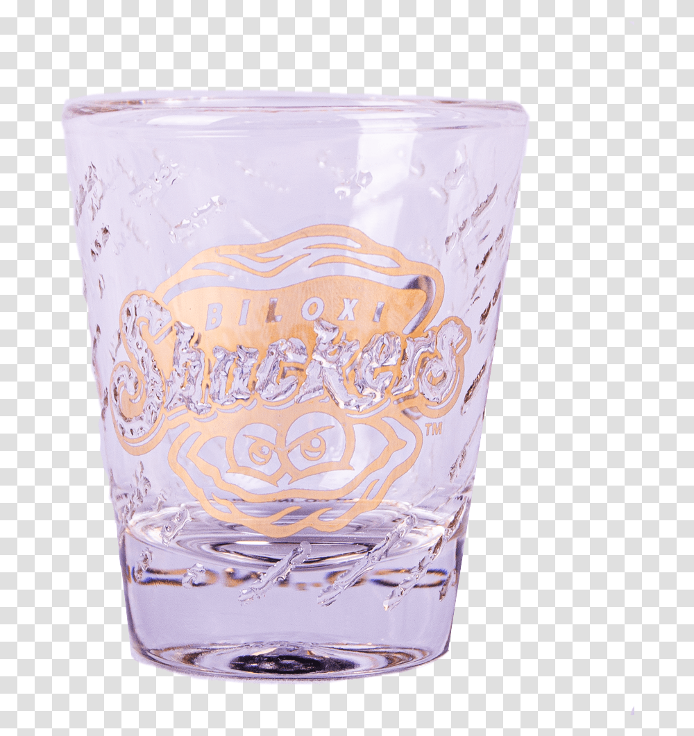 Biloxi Shuckers Drinkware Gold Ice Shot Glass Pint Glass, Diaper, Jar, Bottle, Vase Transparent Png
