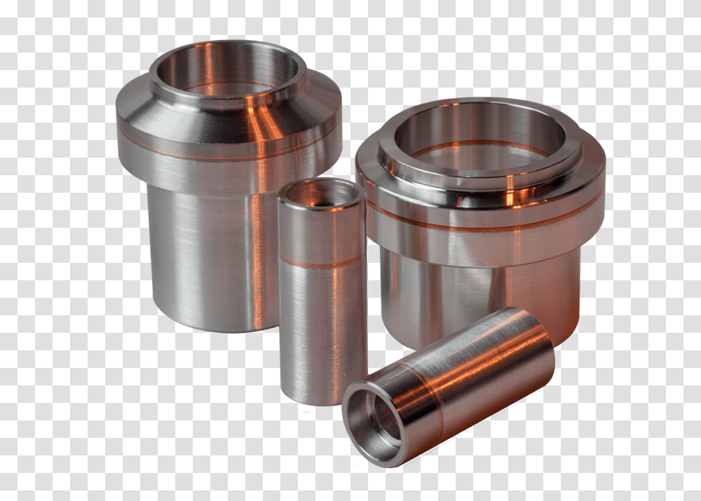 Bimetal Tube And Pipe Couplings Nipple, Cylinder, Shaker, Bottle, Rotor Transparent Png