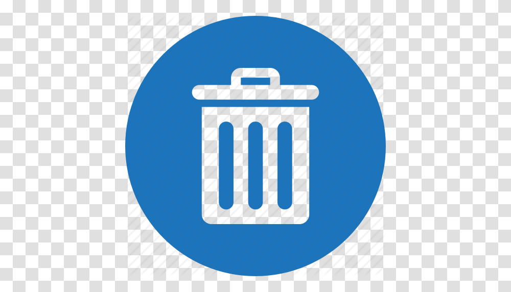 Bin Cancel Circle Delete Garbage Remove Trash Icon, Logo, Trademark Transparent Png