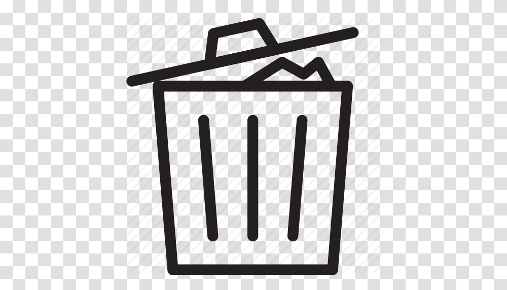 Bin Delete Garbage Recycle Recycle Bin Remove Trash Icon, Chair, Furniture, Plate Rack, Screen Transparent Png