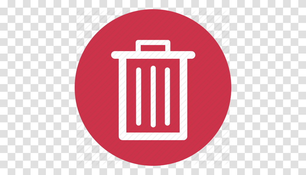 Bin Delete Garbage Recycle Remove Trash Icon, Logo, Trademark, Road Sign Transparent Png