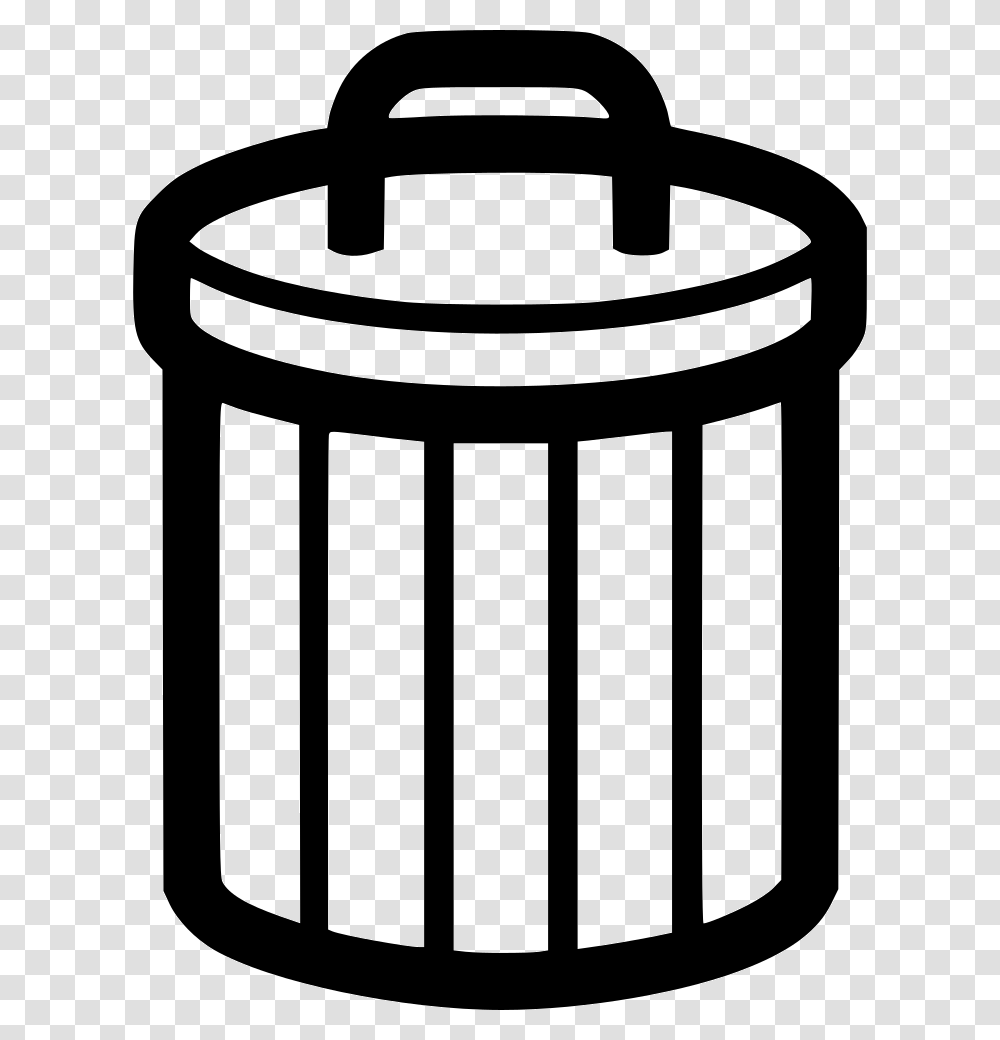 Bin Trash Basket Rubbish Junk Icon Free Download, Tin, Can, Trash Can, Chair Transparent Png