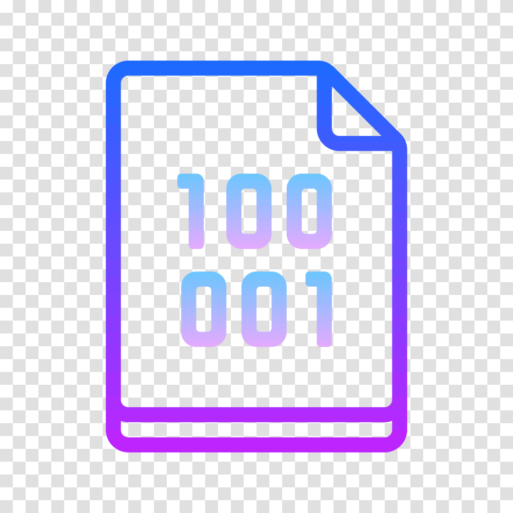 Binary Icon, Digital Clock, Number Transparent Png