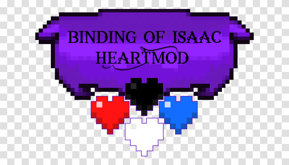 Binding Of Isaac Heart Mod 8 Bit 8 Ball, Text, Pac Man, Poster, Advertisement Transparent Png