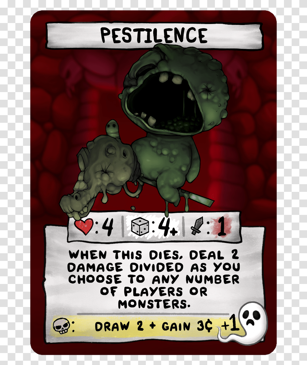 Binding Of Isaac Monter Card, Apparel, Poster Transparent Png