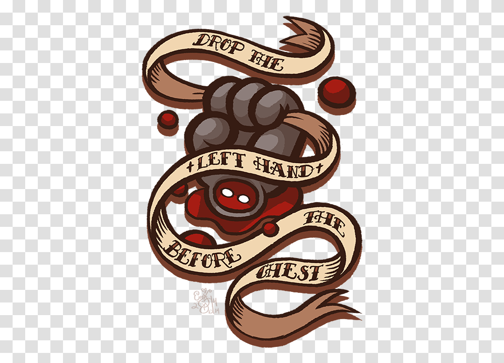 Binding Of Isaac Tattoo, Alphabet, Label, Plant Transparent Png