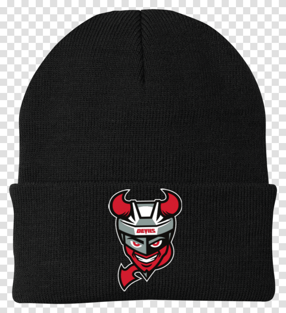 Binghamton Devils Knit Cap Beanie, Apparel, Hat, Rug Transparent Png