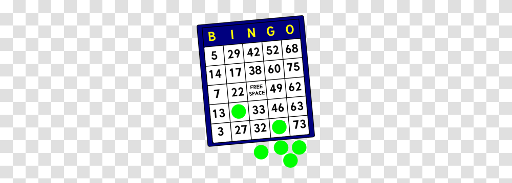 Bingo Card Clip Art For Web, Word, Scoreboard, Number Transparent Png