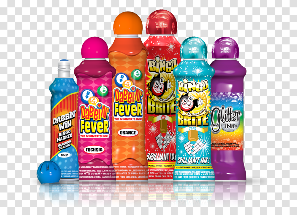 Bingo Daubers, Bottle, Plastic, Water Bottle, Soda Transparent Png