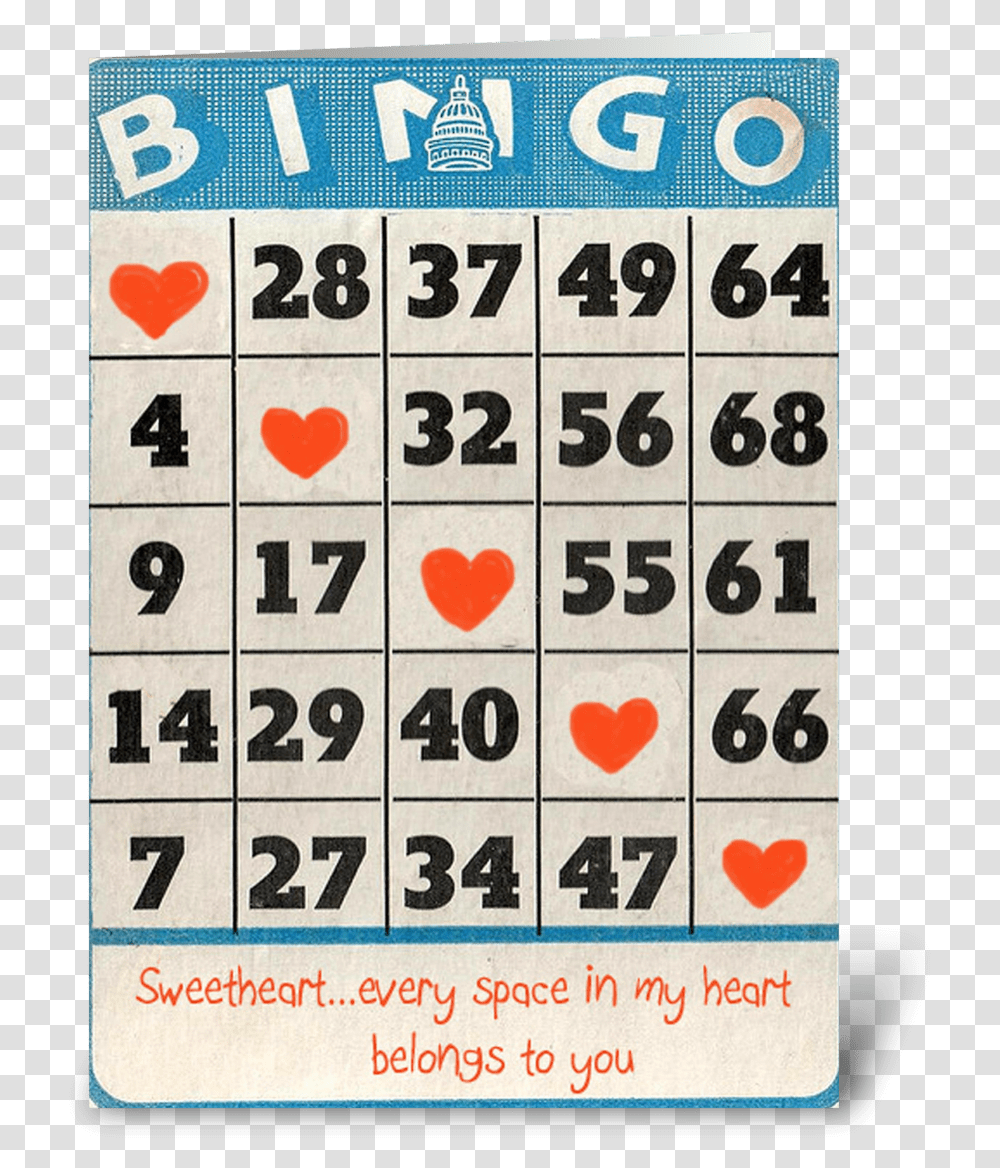 Bingo Love Greeting Card Bingo Clip Art, Game, Poster, Advertisement Transparent Png