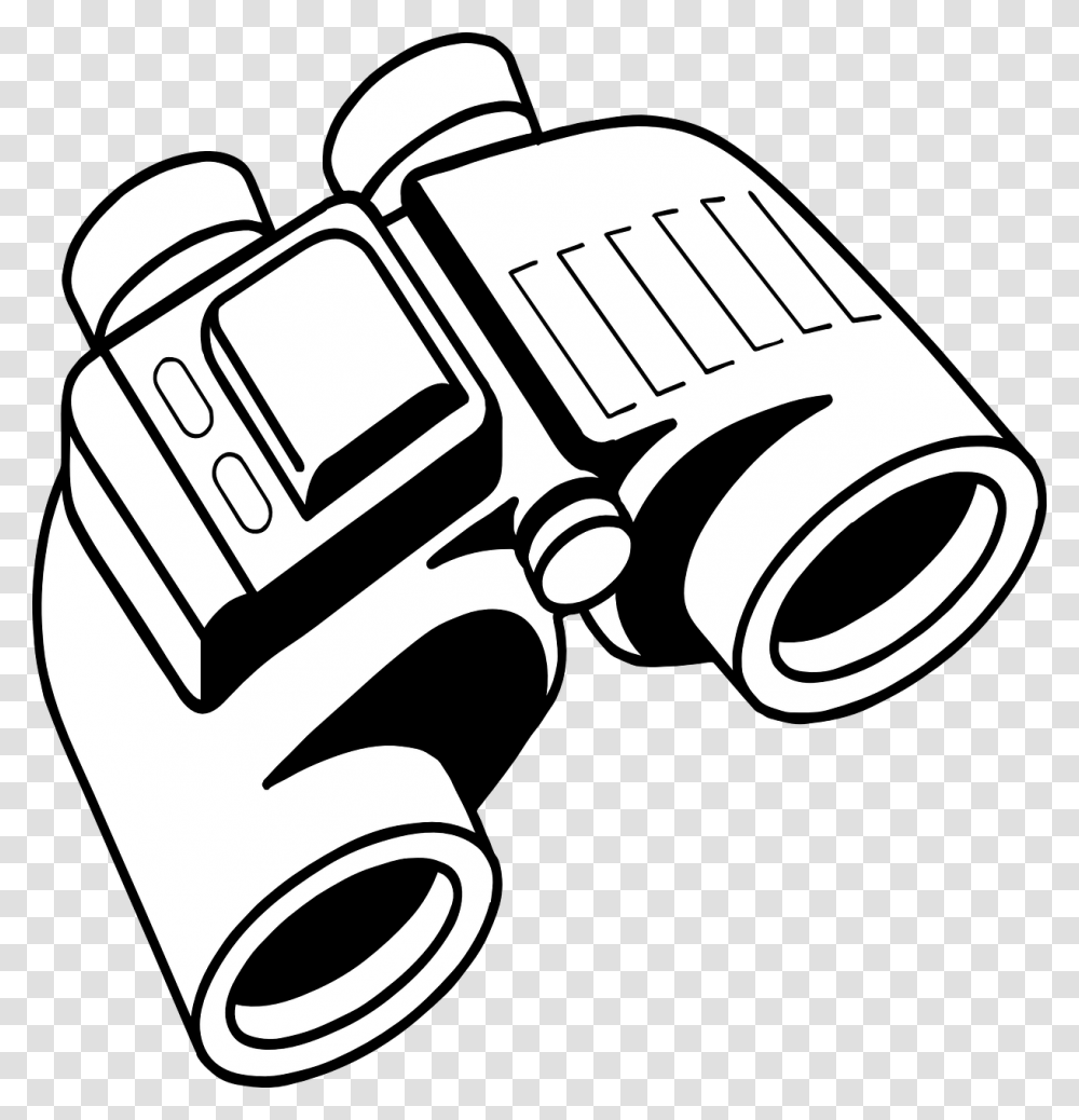 Binoculars Clipart Black And White Transparent Png