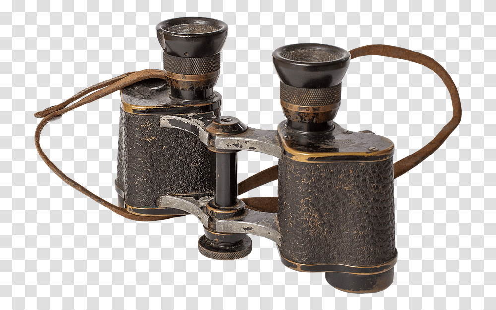 Binoculars Old Nostalgia Distant Vintage Binoculars, Camera, Electronics, Sink Faucet, Video Camera Transparent Png