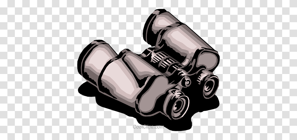 Binoculars Royalty Free Vector Clip Art Illustration, Helmet, Apparel Transparent Png