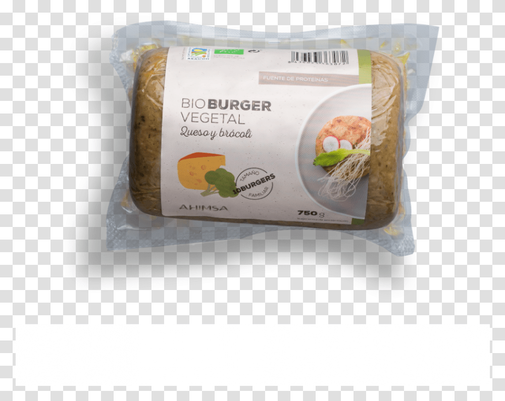 Bio Burguer Vegetal Queso Y Brocoli 750gr Ahimsa Multigrain Bread, Box, Food, Plant, Sweets Transparent Png