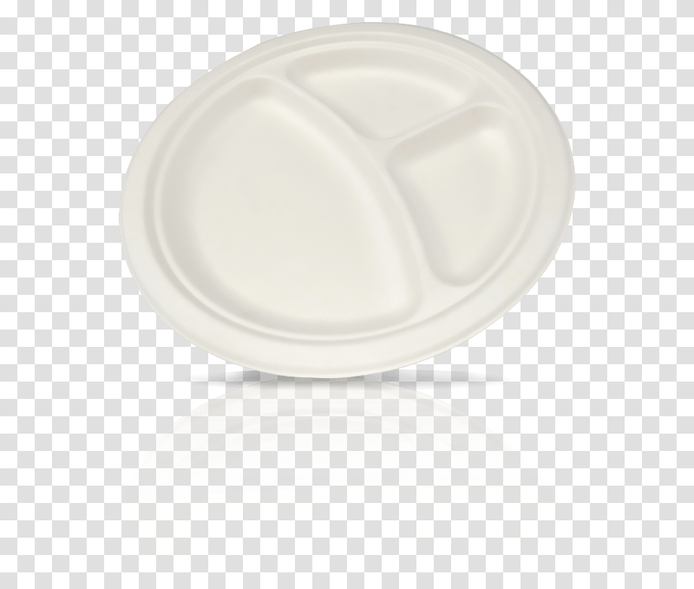 Biodegradable Divided Plate Plate, Porcelain, Pottery, Milk Transparent Png