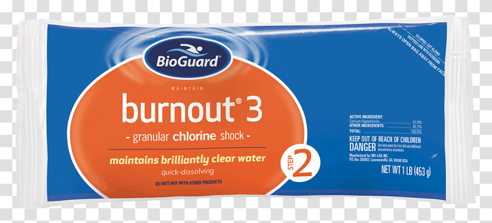 Bioguard Burnout 3 Shock Bioguard, Label, Food, Paper Transparent Png