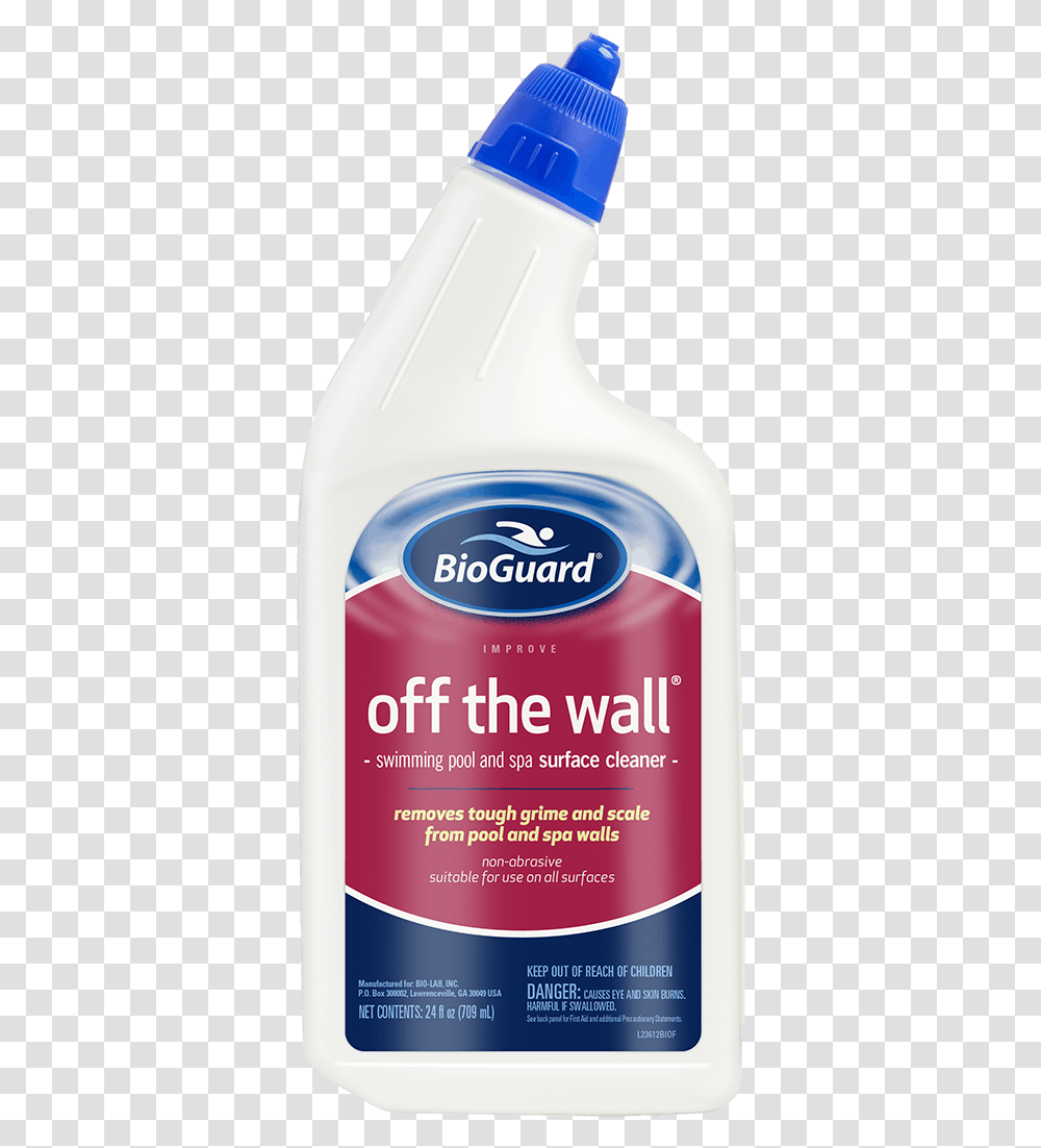Bioguard Off The Wall Surface Cleaner, Bottle, Cosmetics, Beer, Alcohol Transparent Png