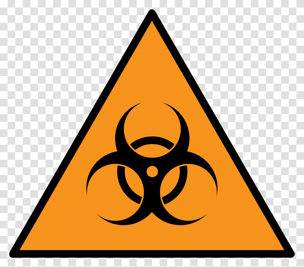 Biohazard Biohazard Symbol, Triangle, Sign, Road Sign Transparent Png