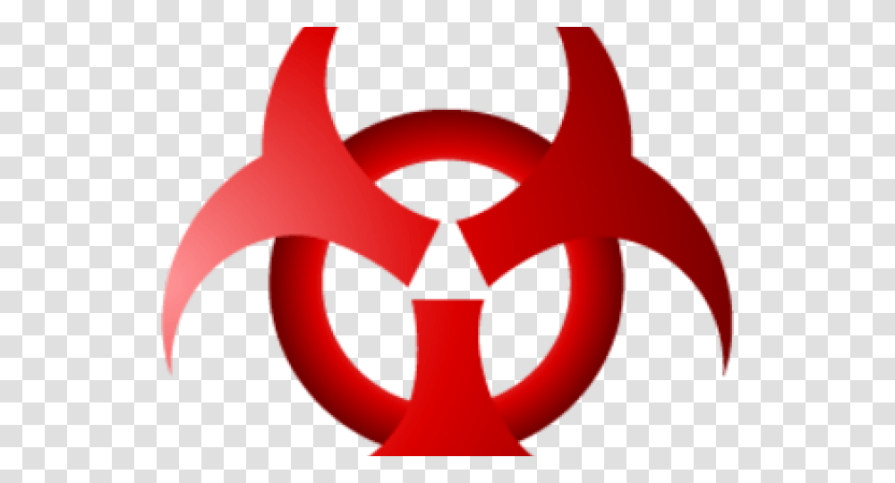 Biohazard Clipart Biological Hazard Computer Virus Symbol, Star Symbol, Hand Transparent Png