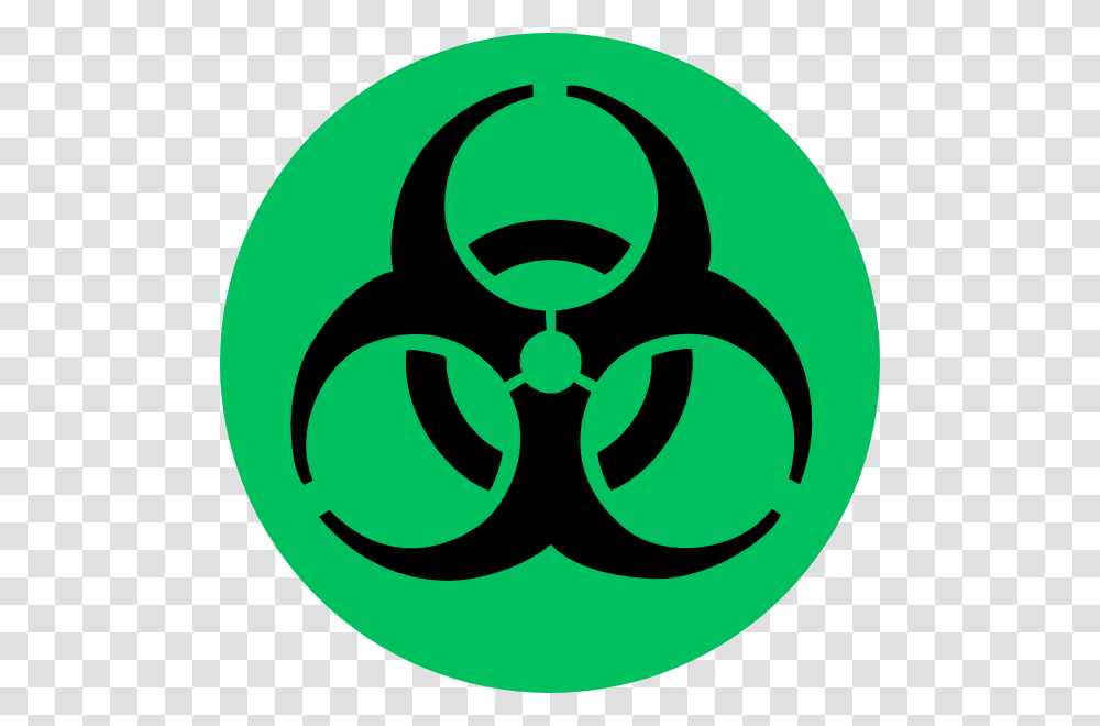 Biohazard Clipart Safety, Logo, Trademark, Recycling Symbol Transparent Png